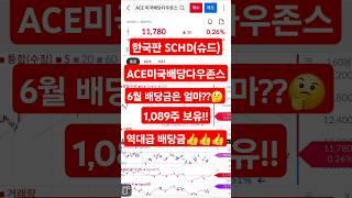 ACE미국배당다우존스 ETF 6월 배당금