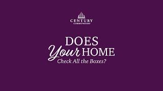 Find a Home That Checks All the Boxes | Century Communities