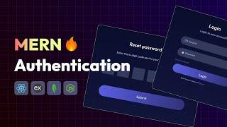 Complete MERN Authentication System With Password Reset, Email Verification, JWT auth