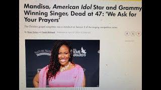 BREAKING! @AmericanIdol Singer @MandisaOfficial Dead At 47