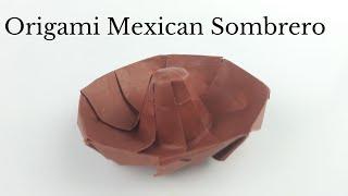 Origami Mexican Sombrero - Easy Paper Crafts