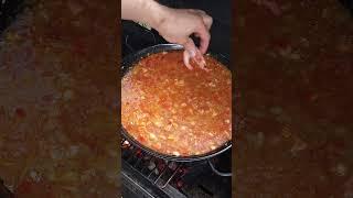 Паэлья с морепродуктами   #рецепт #паэлья #готовимнаогне