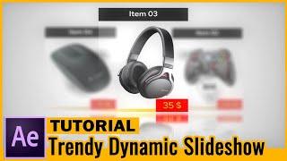 After Effects Tutorial  |  how to create a Trendy Dynamic Slideshow