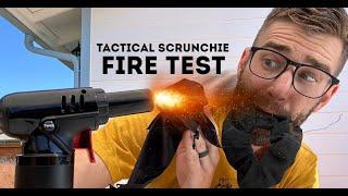  Tactical Scrunchie™ - Flame Test with Top Selling Amazon Scrunchies - Kevlar Hair Tie EDC