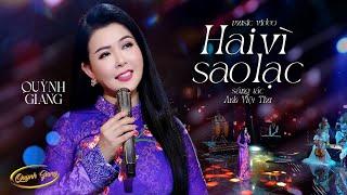 Hai Vì Sao Lạc - Quỳnh Giang | Tuyệt Phẩm Nhạc Bolero Xưa Nghe Hay Tê Tái Con Tim