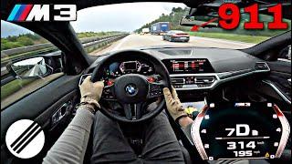 BMW M3 G80 XDrive 720HP STAGE 1+ INFINITAS TEST DRIVE ON GERMAN AUTOBAHN