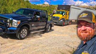 First Major Test For Blue Steel...30,000 Pound Semi Truck!