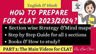 How to prepare for CLAT 2023 & 2024|CLAT 2023 Strategy|CLAT 2023 Preparation|CLAT 2023 Syllabus