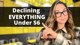 Declining EVERYTHING Under $6 | DoorDash, Uber Eats, Grubhub, Spark Driver Ride Along