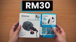 I bought the cheapest microphones on Shopee | Boya BY-M1 & BY-MM1