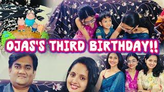 Ojas’s Third Birthday Celebration || Birthday Celebration Vlog ||