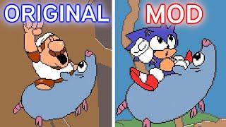 Pizza Tower, but NiGHTS & SONIC ARE PLAYABLE CHARACTERS?! [Pizza Tower Mods Gameplay]