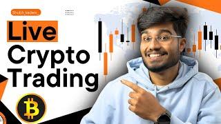 Crypto Live Fibonacci Trading || 13-JAN|| #bitcoin