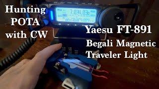 Yaesu FT-891 - Hunting POTA with CW. WB0RLJ and N4KPT