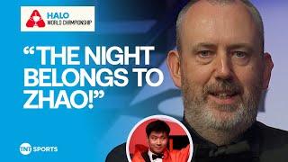 World Championship Final REACTION: EMOTIONAL Mark Williams praises 'Superstar' Zhao Xintong 