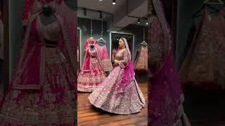 From Kundans bridal couture Chandni chowk Delhi best bridal lehenga collection ️#wedding #lehenga