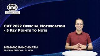 CAT 2022 Official Notification