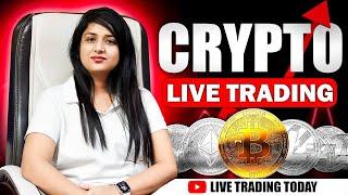 08 JAN Crypto live trading , bitcoin live trading #deltaexchange #btc #cryptolivetrading #trading