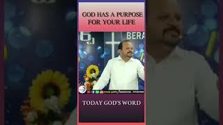 God has purpose for your life, Anand Kumar Yadika, Today's God's word