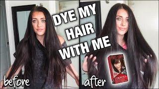 MY AT HOME BOX HAIR DYE ROUTINE