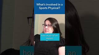 What is involved in a sports physical? #shorts