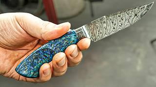 Building A Crazy Twist Damascus Knife