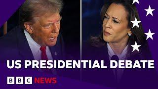 Key moments from Donald Trump and Kamala Harris's US presidential debate | BBCNews