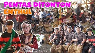 KANZA PENTAS JATHILAN DITONTON ENTHUL DAN TIM GWSM!! #viralvideo #jathilan #gwsm #barongan