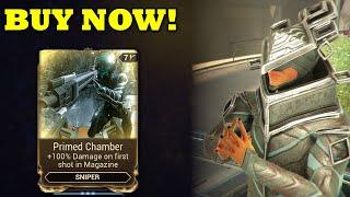 Baro Brought Primed Chamber! Buy The Rarest Primed Warframe Mod Now!