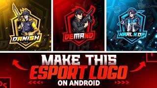 How to make esport logo edit on android || Pubg logo-bgmi mascot logo Tutorial on android