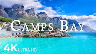 FLYING OVER CAMPS BAY (4K UHD) - Soothing Music Along With Beautiful Nature Video - 4K Video ULTRAHD