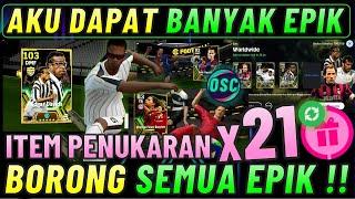 DAPAT BANYAK EPIC GRATIS !! HADIAH PENUKARAN ITEM KONTRAK SETELAH UPDATE EFOOTBALL 2025 MOBILE