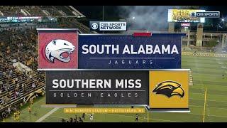 NCAAF 2020-2021, Week 01, South Alabama Jaguars - Southern Mississippi Golden Eagles, EN