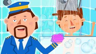  Bath Song for Babies | Fun Kids Learning Videos | Captain Discovery