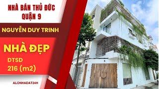 Bán Nhà Thủ Đức Nhà Đẹp Thiết Kế 3 Lầu Lô Góc Dtsd 216m2