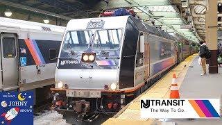 New Jersey Transit Train Ride from NY Penn Station to Newark Penn Station