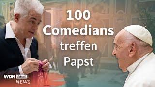 Papst Franziskus lädt über 100 Comedians zu Audienz im Vatikan ein | Aktuelle Stunde