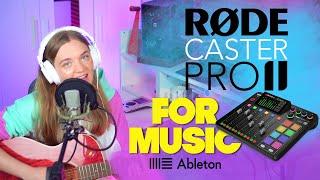 RODECASTER PRO II FOR MUSIC: Recording Vocal and Guitar in Ableton | Listening to the Build-in FX