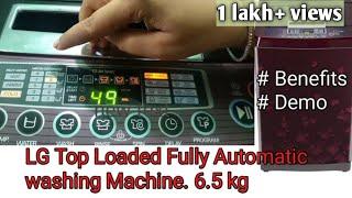 LG washing machine demo / Top Loaded Automatic Washing Machine Demo /How to use LG washing machine