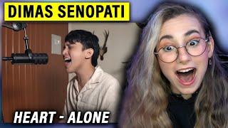 DIMAS SENOPATI Heart - Alone - Cover | Singer Bassist Musician Reacts