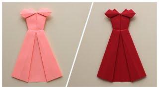 Gorgeous DIY Paper Wedding Gown | Paper Folding Origami Gown | Easy Origami Paper Gown | Paper Gown