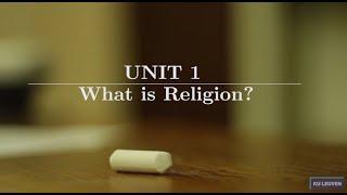 Introduction to philosophy of religion, part 1: What is religion?