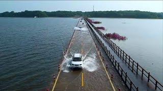 中国最美水上公路 - 江西鄱阳湖《永吴公路》 - China Most Magical Water Highway at PoYang Lake