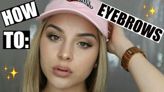 HOW I FILL IN MY EYEBROWS | Aidette Cancino