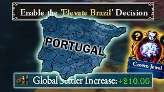 NEW Portugal MECHANICS Make Colonization 10X QUICKER in EU4 Europa Expanded