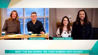 'DUMPSTER DIVING' HIT THE NEWS ON ITV ‘THIS MORNING’ @itv @thismorning #ruthmoore #amirjardan