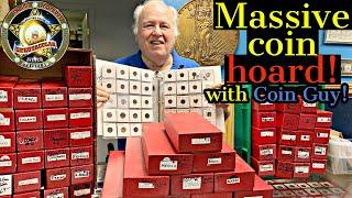 Massive Coin Hoard with Coin Guy! Interview with a coin shop owner.