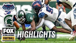 Florida Atlantic Owls vs. Michigan State Spartans Highlights | FOX College Football