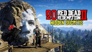 20 Hidden Secrets That Players Missed (Hard Version) - RDR2