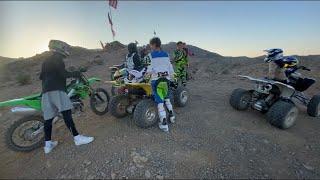 OFF-ROADING MY QUAD WITH FRIENDS TO SLASH X